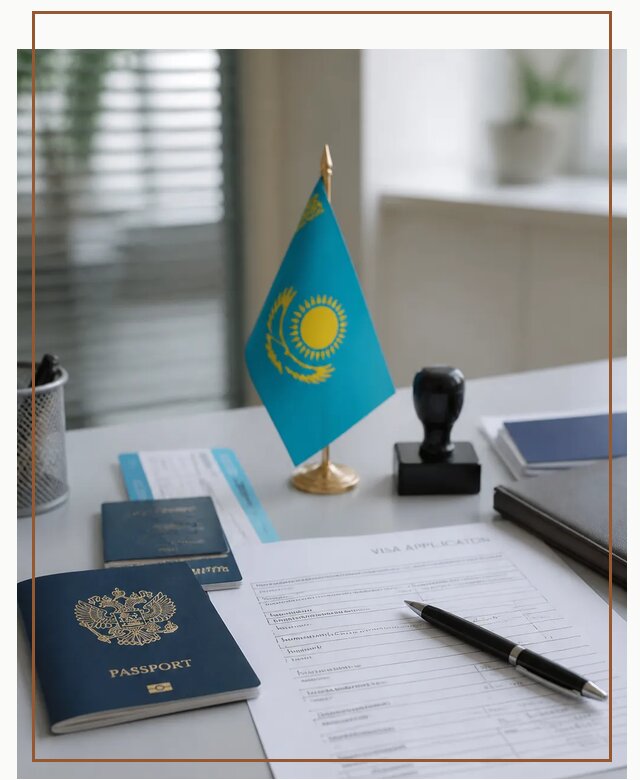 Оформление визы в Казахстан для поездки и работы в Черногорске